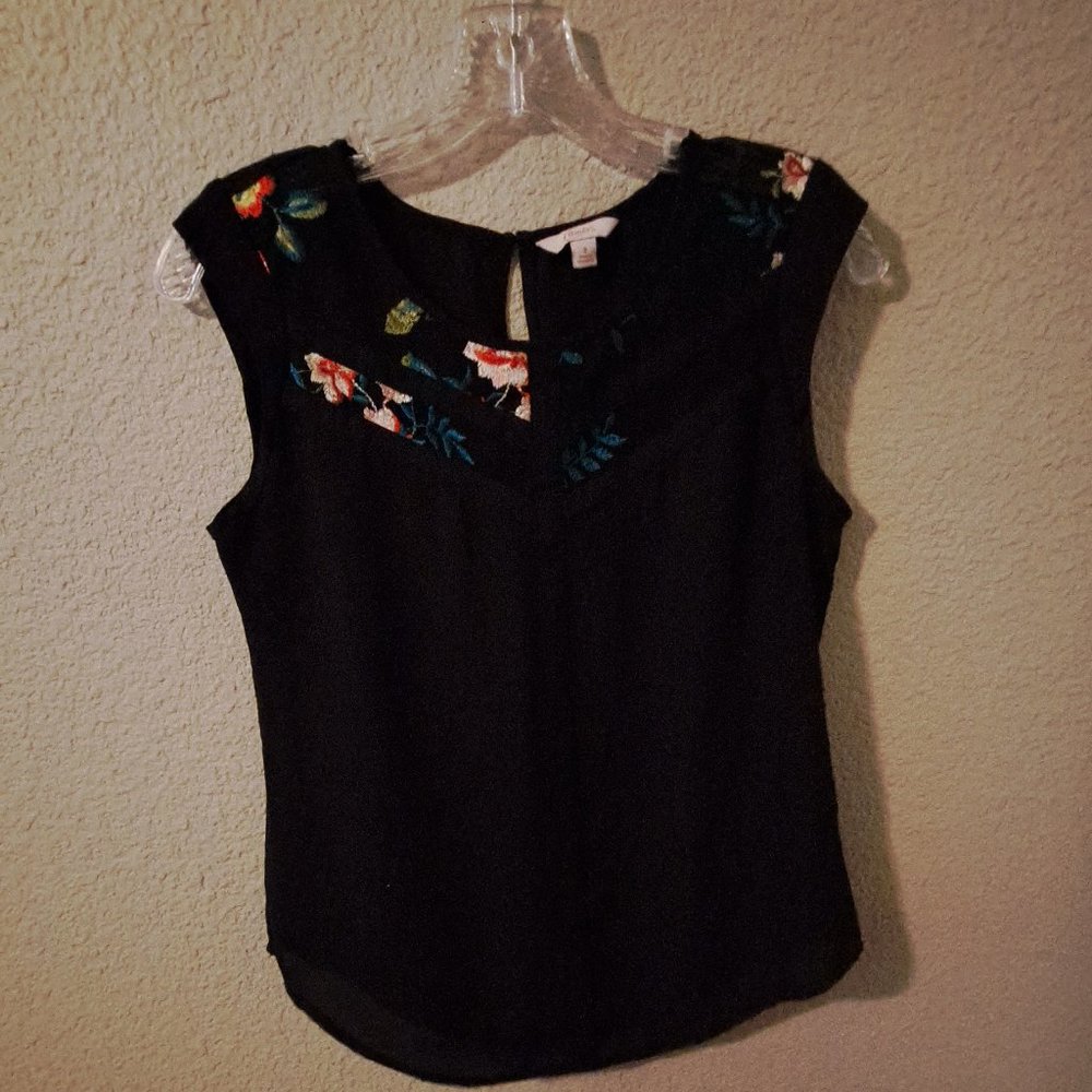 Black Embelished Blouse